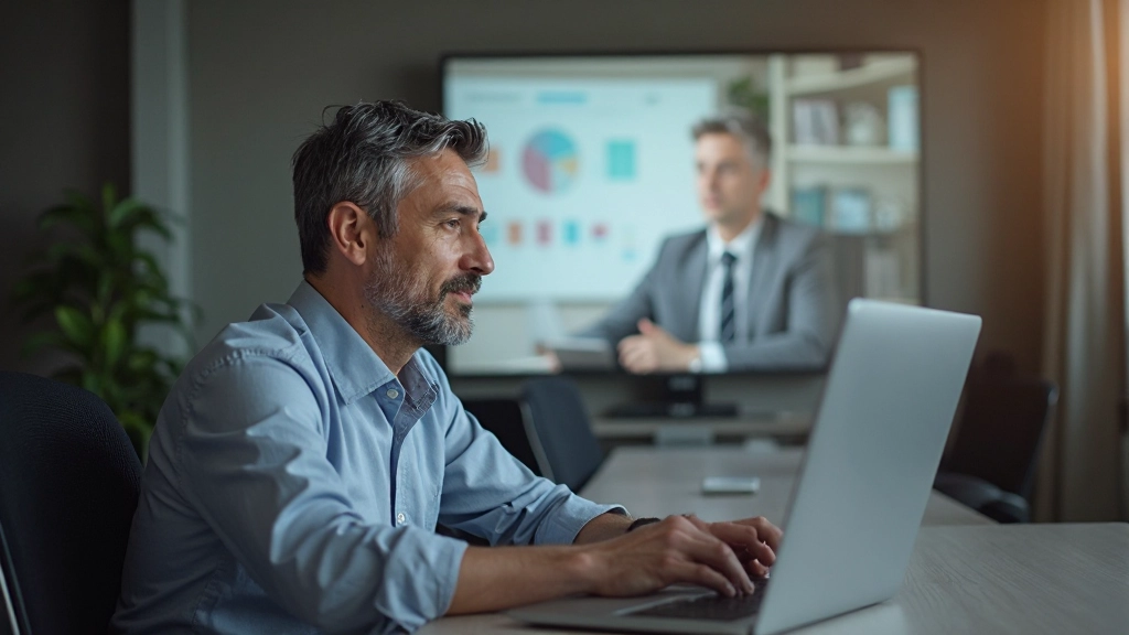 Тренер проводит онлайн обучение сотрудников