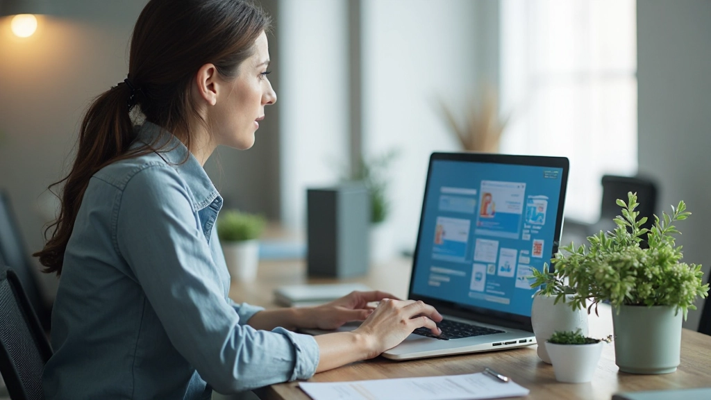 Специалист по IT демонстрирует облачные инструменты на экране