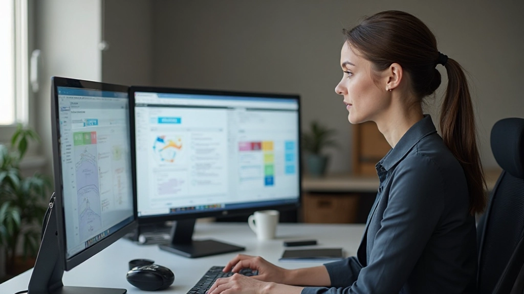 Набор инструментов для управления проектами и командой на экране компьютера